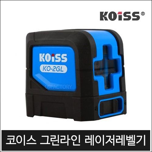KOISS 코이스 마그네틱뎀퍼 그린 라인 레이저 레벨기 수직 수평 KO-2GL